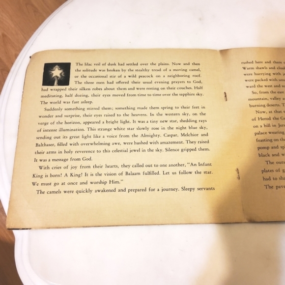 1934 Christmas Booklet The Star Of Bethlehem Book Vintage - Picture 10 of 16